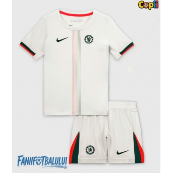 Chelsea Echipament de Fotbal Replică 2025-26 Copii Deplasare (+ Șorturi)